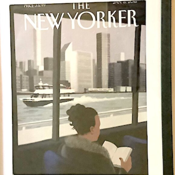 The New Yorker framed magazine: January 8, 2018, "Ferried Across", J. Colombo - Picture 2 of 2